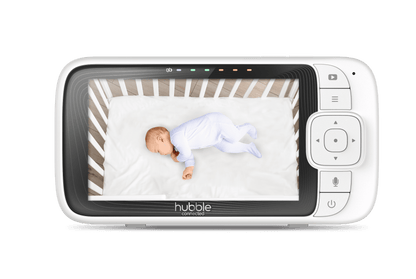 Elevate Your Parenting Game with the Hubble Nursery Pal Skyview: 5" HD Baby Monitor & Crib Mount Camera!