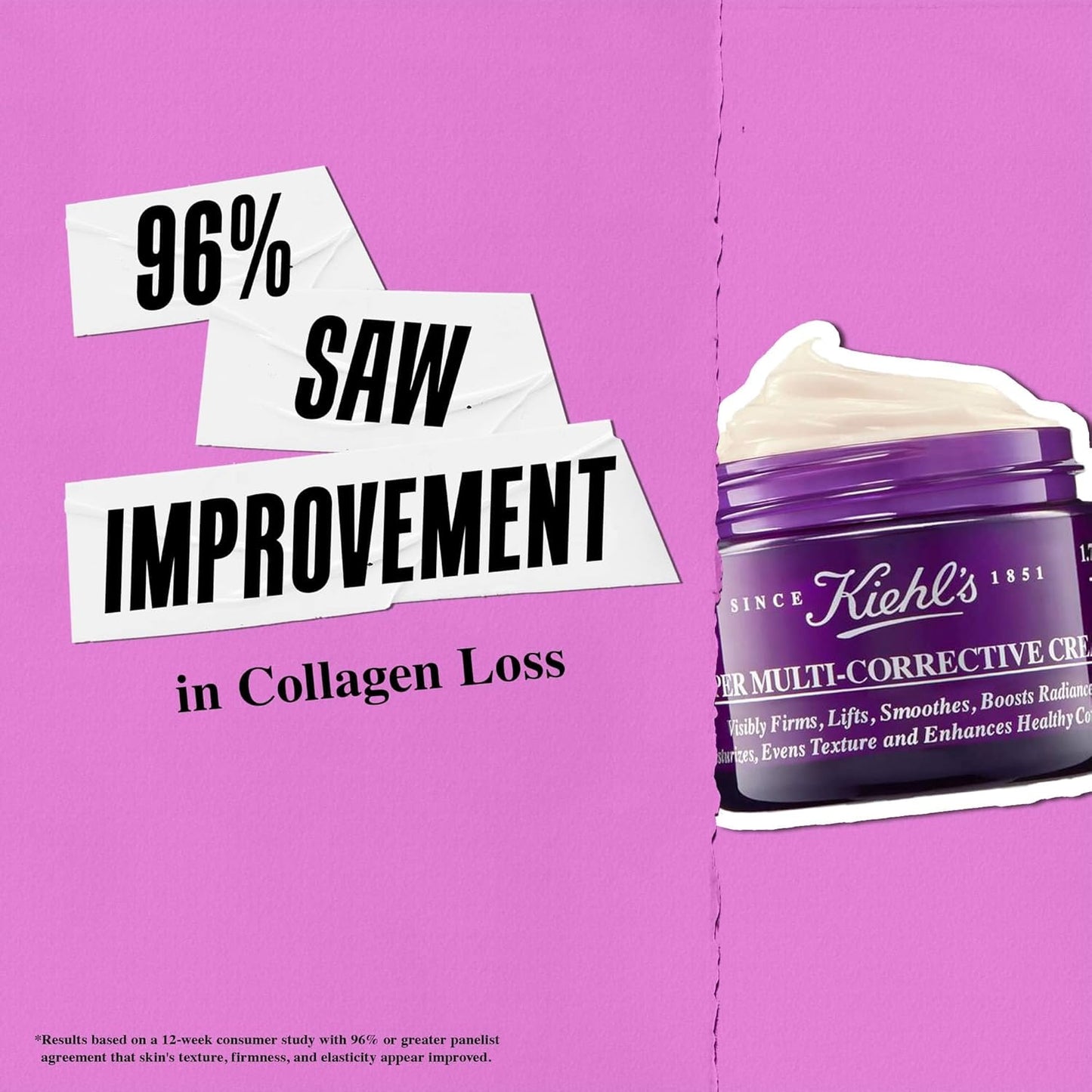 Kiehl's Super Multi-Corrective Anti-Aging Cream for Face and Neck 2.5oz/75ml New Our3Designs