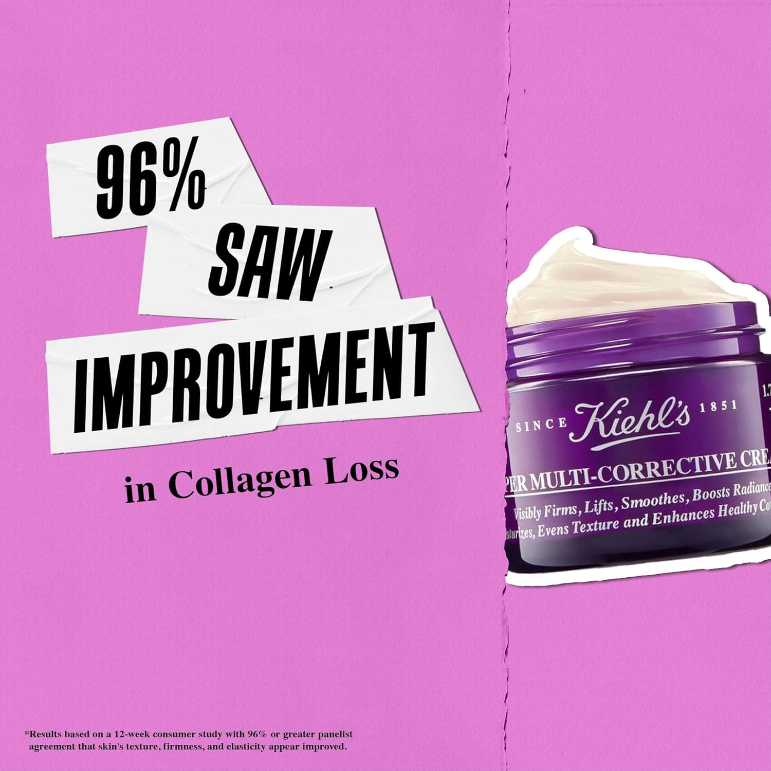 Kiehl's Super Multi-Corrective Anti-Aging Cream for Face and Neck 2.5oz/75ml New Our3Designs