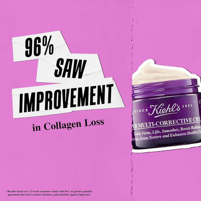 Kiehl's Super Multi-Corrective Anti-Aging Cream for Face and Neck 2.5oz/75ml New Our3Designs