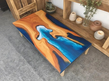 Large Epoxy Mold 15.8 * 9.8 * 3 Inch and 11.3 * 7.5 * 2 Inch, Cutting Board Molds for Epoxy Resin, Large Reusable Resin Mold for Coffee Table, River Table, Charcuterie Board, Art Panel