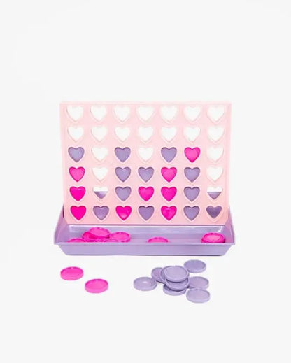 Heart Shaped Connect 4 Board Game – Two Player Strategy Game for Kids