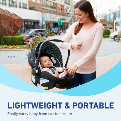 Snugride Lite LX Infant Car Seat - Stylish Studio Black for Ultimate Safety and Comfort