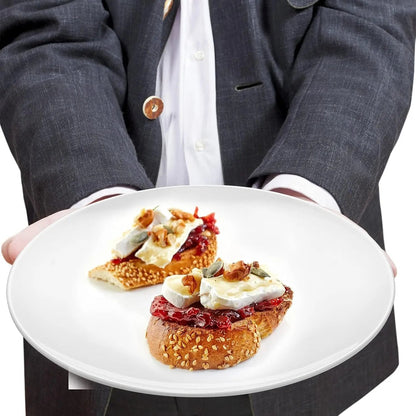 Upgrade Your Dining Experience with Our Durable 11-Inch White Melamine Plates - Perfect for Dinner, Salad & Lunch! Set of 6! 🍽️✨ #HomeDining #Tableware