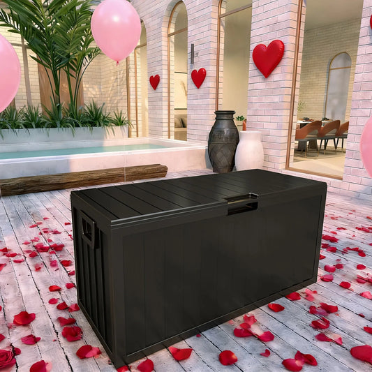 75 Gallon Heavy-Duty Waterproof Outdoor Storage Box