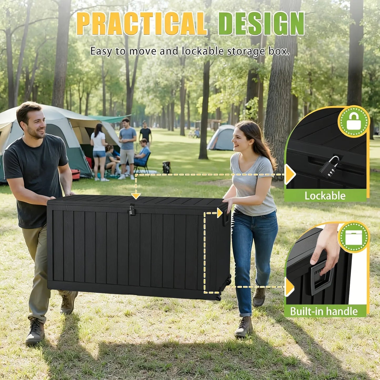 75 Gallon Large Deck Box