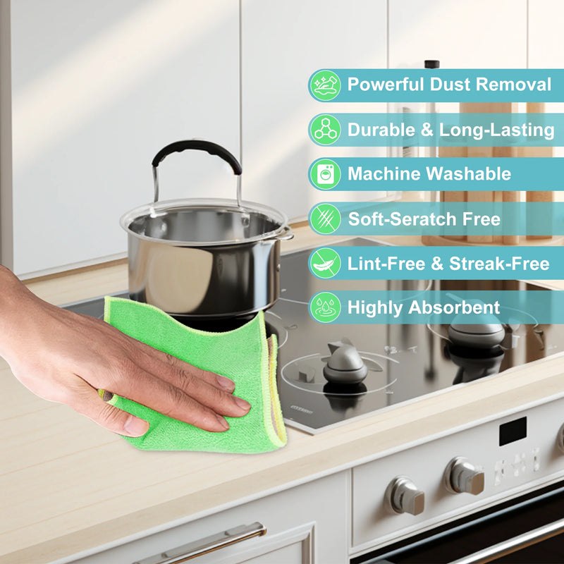 Upgrade Your Kitchen Game with These 12 Reusable Dish Towels for Effortless Drying! 🌟🧺 #EcoFriendly #KitchenEssentials
