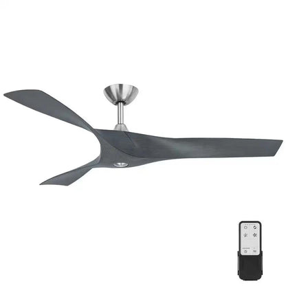 Wesley 52 In. Brushed Nickel Ceiling Fan with Remote Control