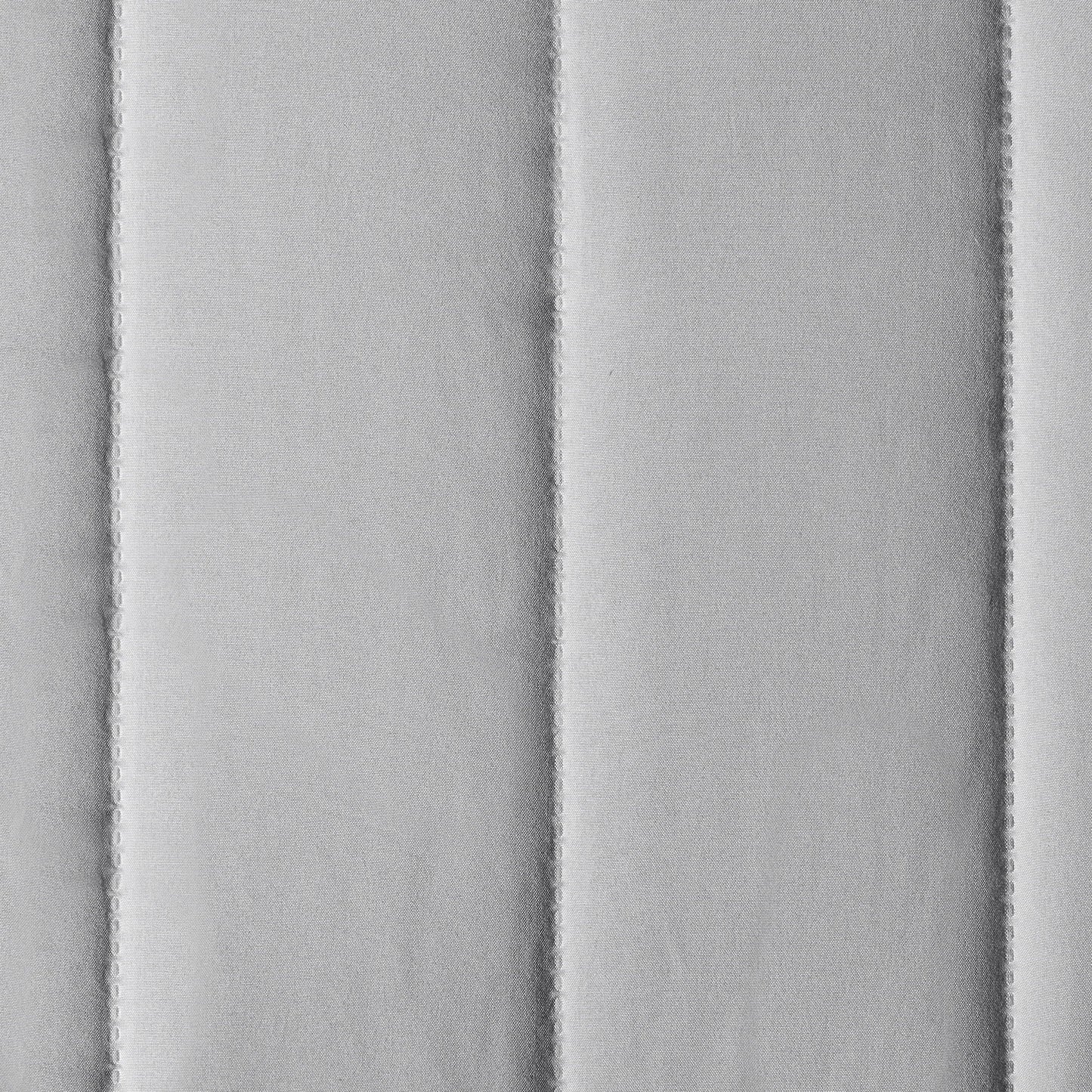 Solid Textured Corduroy Striped Quilt, White, Full/Queen, All Ages