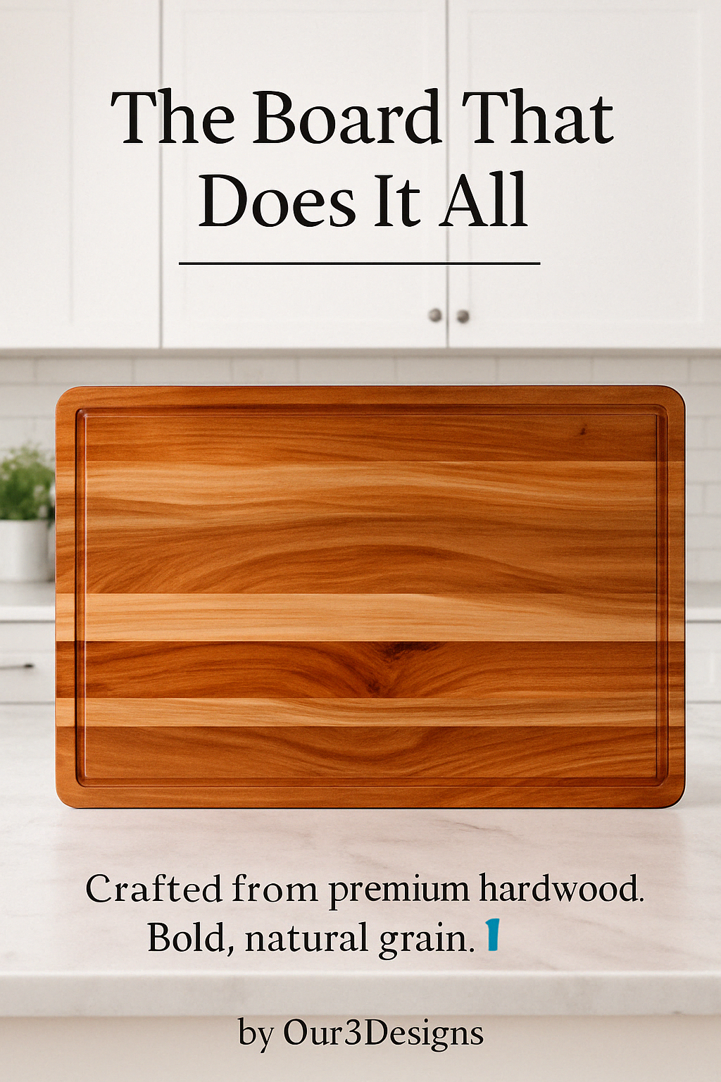 Extra Large Charcuterie Board – 36” Handcrafted Wood Grazing Tray – Perfect for Entertaining, BBQs & Parties