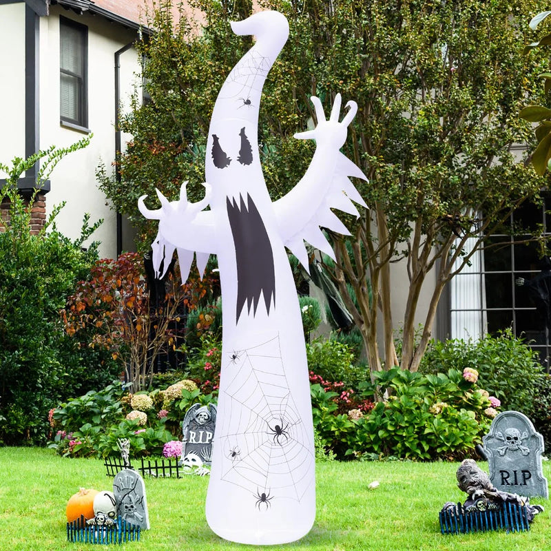 Spook Up Your Halloween with Our 11.8 FT Inflatable Ghost – Perfect for Outdoor Decor! 🎃👻✨