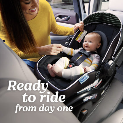 Snugride Lite LX Infant Car Seat - Stylish Studio Black for Ultimate Safety and Comfort