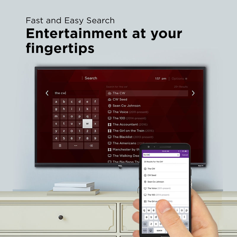 Experience Entertainment Like Never Before with the 32” Class S3 (32S331) 720P HD LED Smart TV Featuring Roku TV