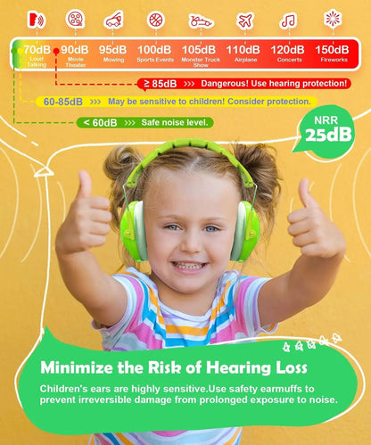 Keep the noise out and the fun in! 🎧💚 Check out our 032 2.0 Noise Cancelling Headphones for Kids - perfect for concerts, fireworks, and more! #SensoryProtection #KidsHeadphones