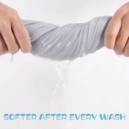 Snuggle Your Little One with Our Soft Muslin Baby Bath Towels - 3 Pack in Cozy Grey! 🛁💖✨