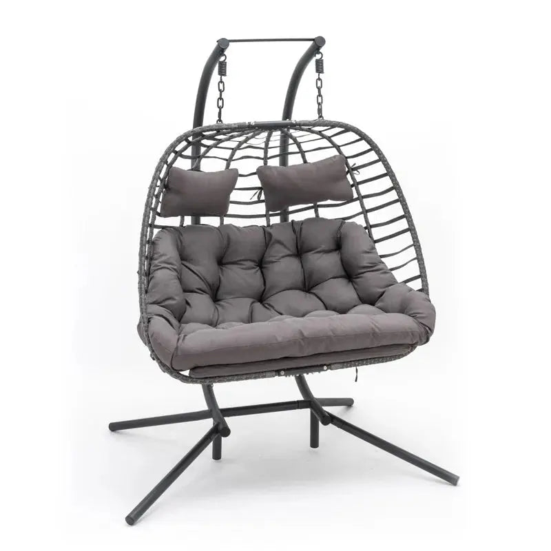 Burhans 2 Person Swing Chair with Stand