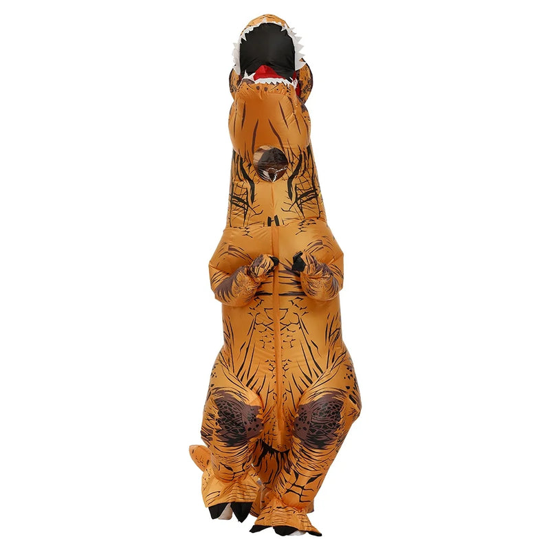 Get ready to roar this Halloween with the Doingart T-Rex Inflatable Dinosaur Costume for Adults! 🦖🎉 Perfect for a fun and memorable night! #HalloweenCostume #DinoFun