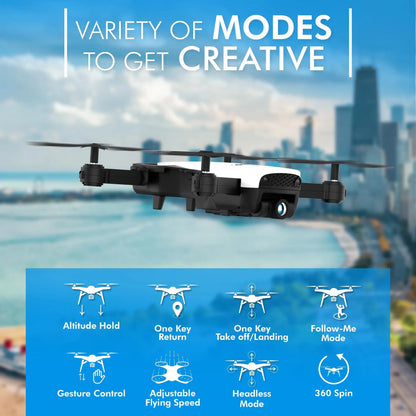 Soar High and Snap N&#39; Share with the Foldable F16 Drone – Your New Aerial Adventure Buddy!