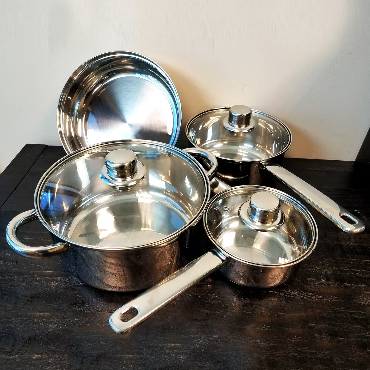 Gibson Home Landon 7-Piece Cookware Set