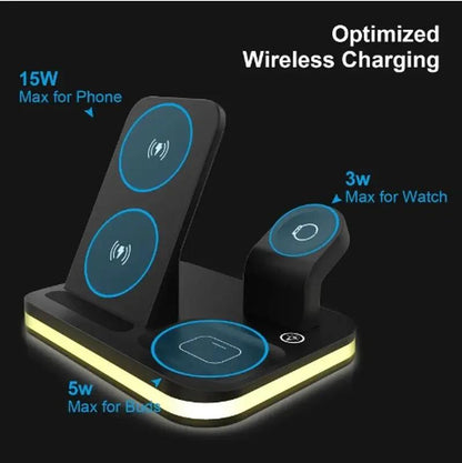 Say goodbye to tangled cords! 🌟 Check out our Multi-Function Universal Wireless Charger for your mobile devices! 🔋✨ #TechSavvy #WirelessCharging