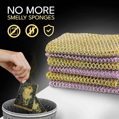 Transform Your Cleaning Game! 🧽✨ Heavy Duty Non-Scratch Dish Scrubbers - Odorless & Long Lasting! Perfect for Kitchen, Floors, & Bathrooms! Made in Korea (24 Pcs) #CleaningEssentials #EcoFriendly
