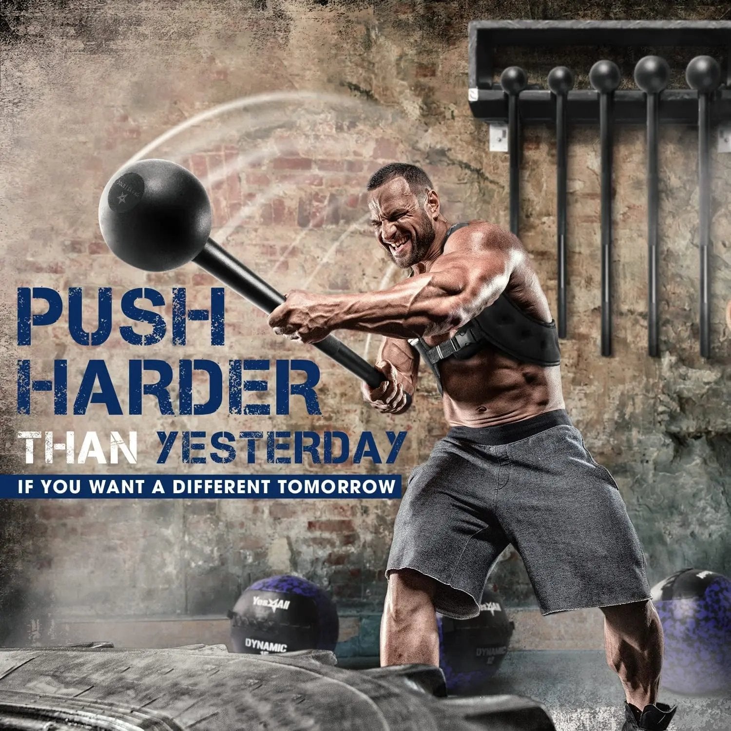 Unleash Your Strength with Our Steel Mace Bell - Perfect for Full Body Workouts, Rehabilitation & Stretching! Available in 5 to 30 lbs for Everyone! 💪✨