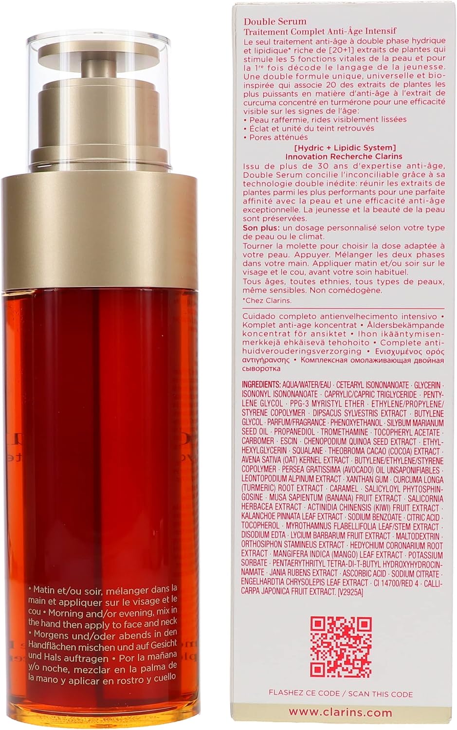 Clarins Double Serum/Hydric+Lipidic System 3.3oz/100ml Our3Designs