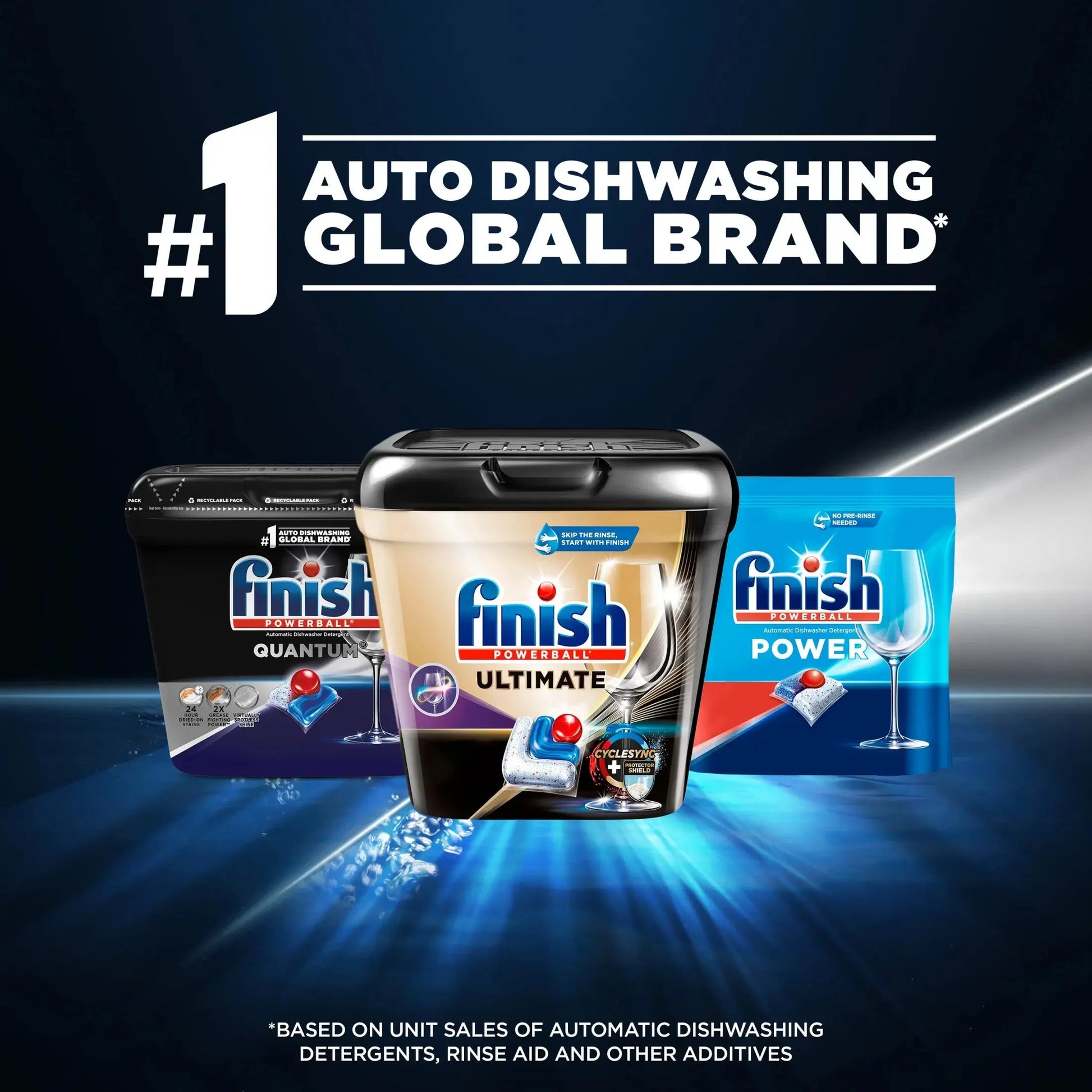 Quantum Dishwasher Pods, No Pre-Rinse Dishwasher Detergent Tabs Soap, Advanced Clean, 21 Count