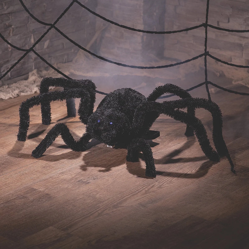 Spook Up Your Home with This Giant Animated Spider Halloween Decoration! 🕷️🎃 #HalloweenDecor #SpookySeason