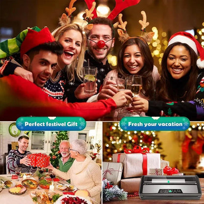 Seal in Freshness! Discover the Ultimate Automatic Vacuum Sealer with Built-In Cutter & Roll Storage!