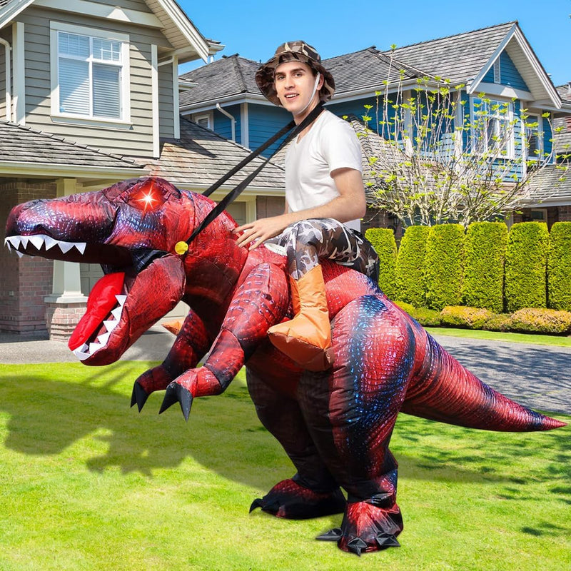 Get Ready to Roar! Inflatable T-Rex Costume for Epic Halloween Fun!🎉🦖 Perfect for Parties & Cosplay!