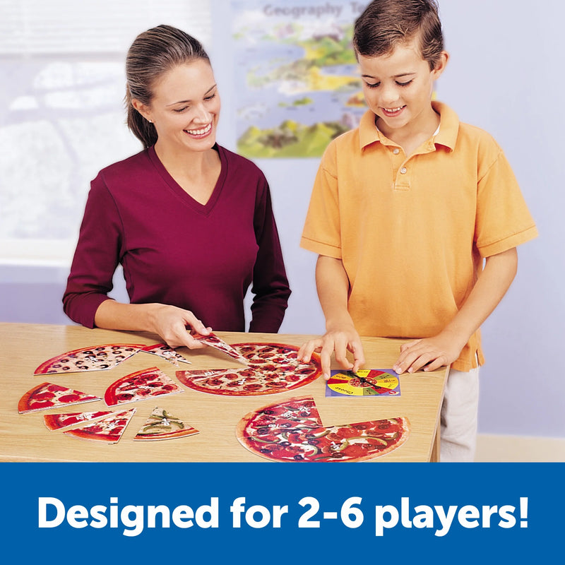 Fraction Pizza Game: Engaging Math Activity with 13 Fractional Pizzas - 67 Pieces for Ages 6 and Up