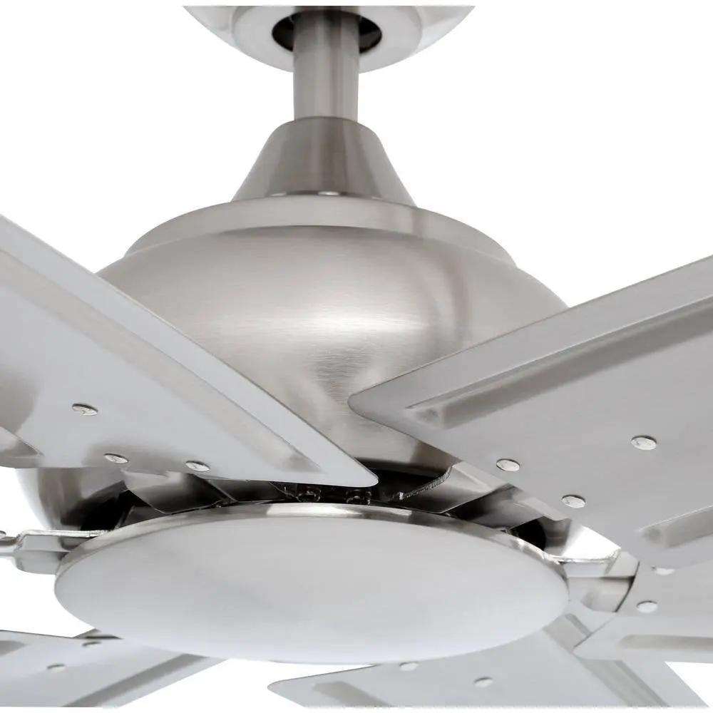 Fenceham 84 In. Brushed Nickel Ceiling Fan with Remote Control