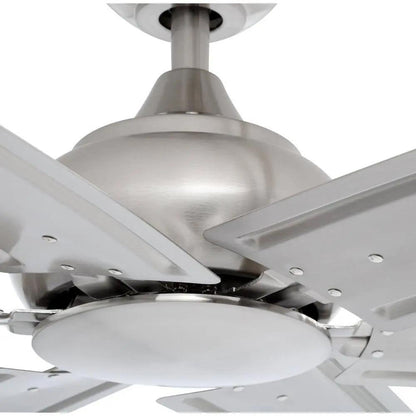 Fenceham 84 In. Brushed Nickel Ceiling Fan with Remote Control