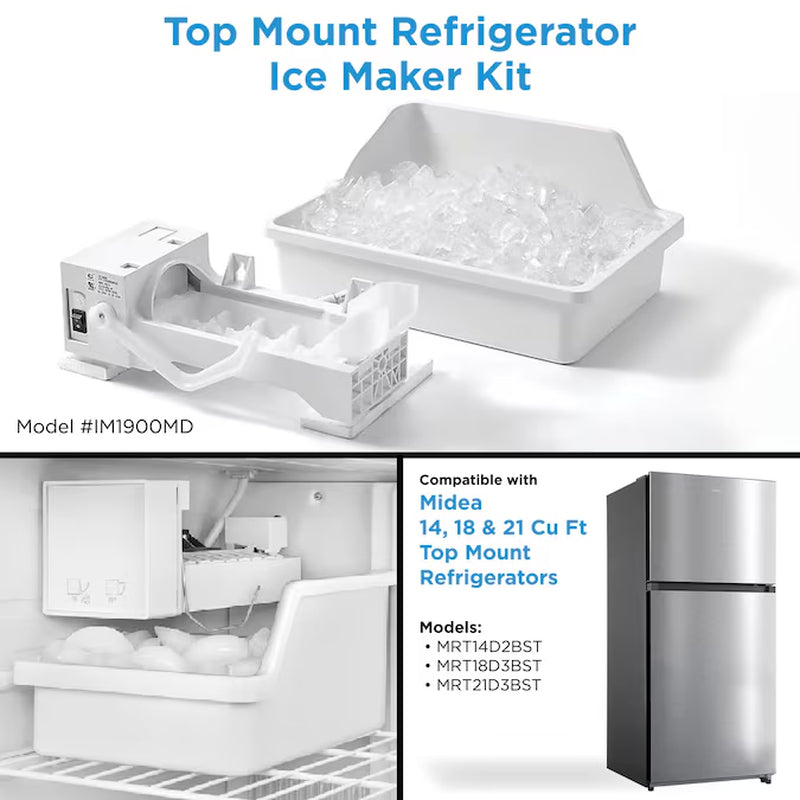 Upgrade your kitchen with this sleek, fingerprint-resistant 18.1-Cu Ft Top-Freezer Refrigerator! Perfect for your garage and ENERGY STAR certified! 🌟 #HomeAppliances #EcoFriendly