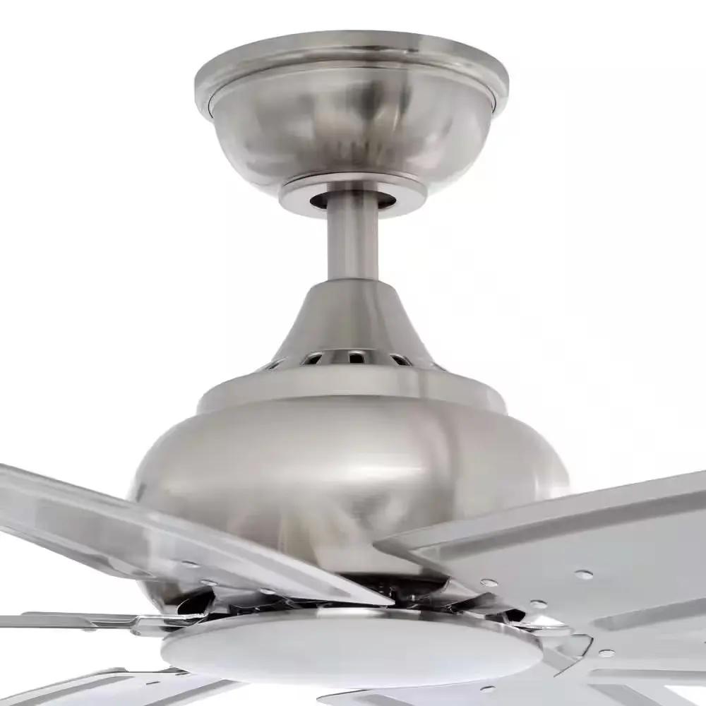 Fenceham 84 In. Brushed Nickel Ceiling Fan with Remote Control
