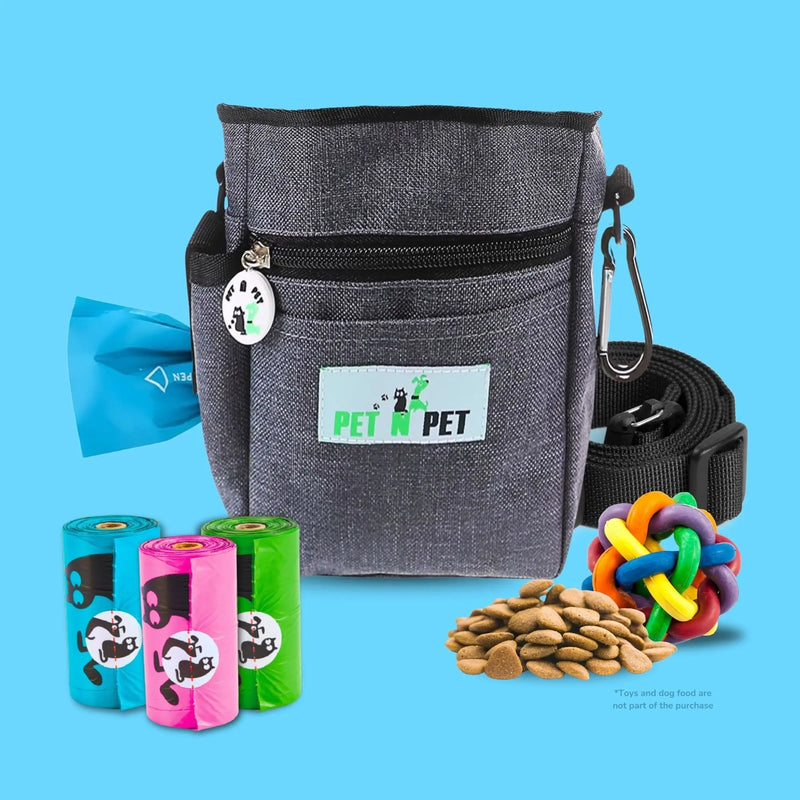 Dog Treat Pouch with 3 Rolls of Poop Bags Pet N Pet ®