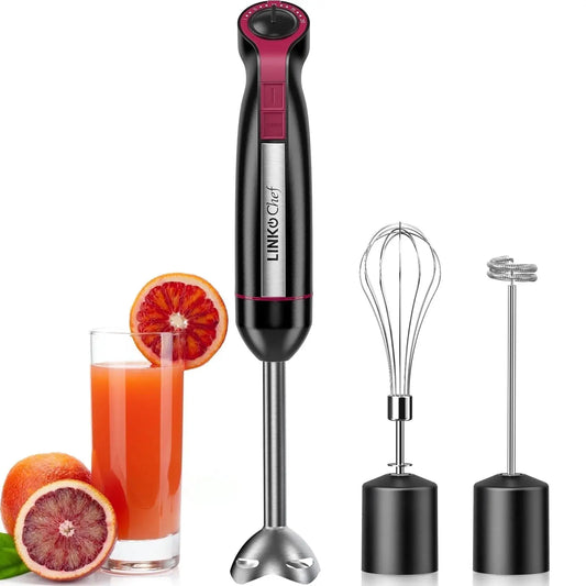 Blend Your Way to Happiness with the 1000W 20-Speed Immersion Blender - The Kitchen Gadget You Never Knew You Needed!