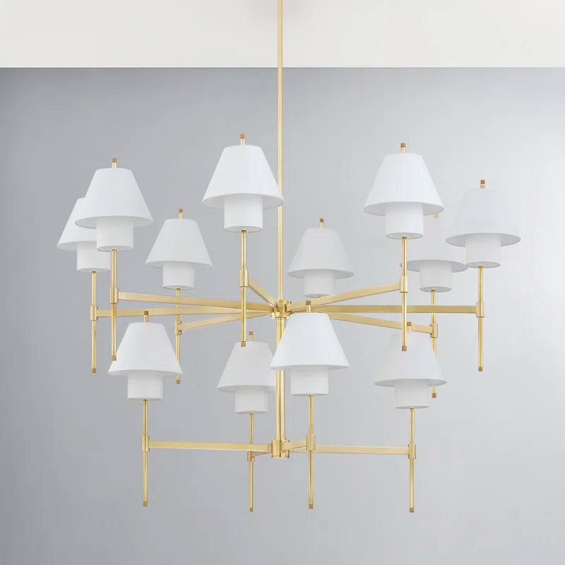 Glenmoore 12-Light Chandelier by Pembrooke & Ives - Elevate Your Space with Elegance