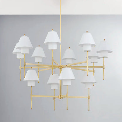 Glenmoore 12-Light Chandelier by Pembrooke & Ives - Elevate Your Space with Elegance