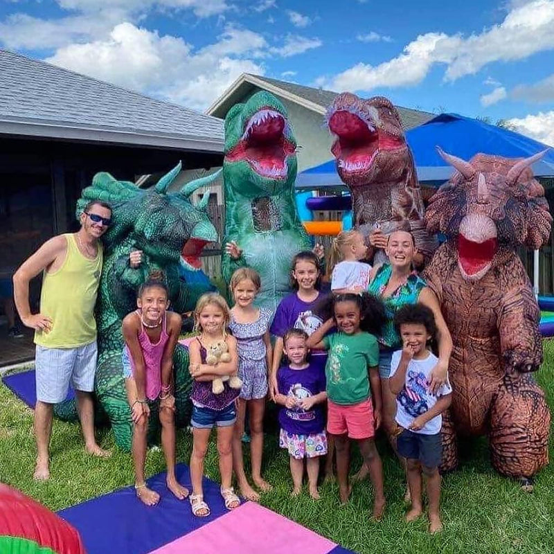 Get Ready to ROAR in this Hilarious Inflatable T-Rex Costume! Perfect for Halloween Parties! 🦖🎉