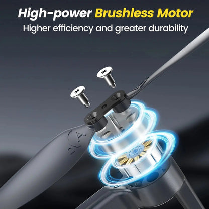 WF31 4K GPS Foldable Quadcopter Drone for Adults - 50 Minutes Flight Time, Black