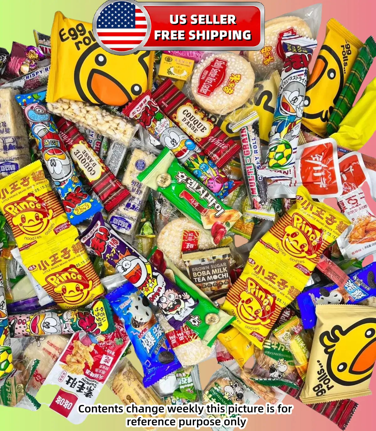 35 Piece Sweet & Savory Mix Variety Asian Snack Box- Japanese Korean Taiwanese