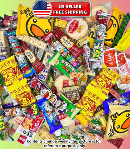 35 Piece Sweet & Savory Mix Variety Asian Snack Box- Japanese Korean Taiwanese