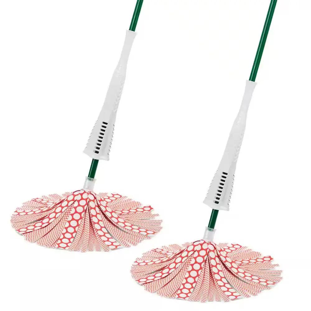 Wonder Microfiber Wet Mop with Built-In Wringer