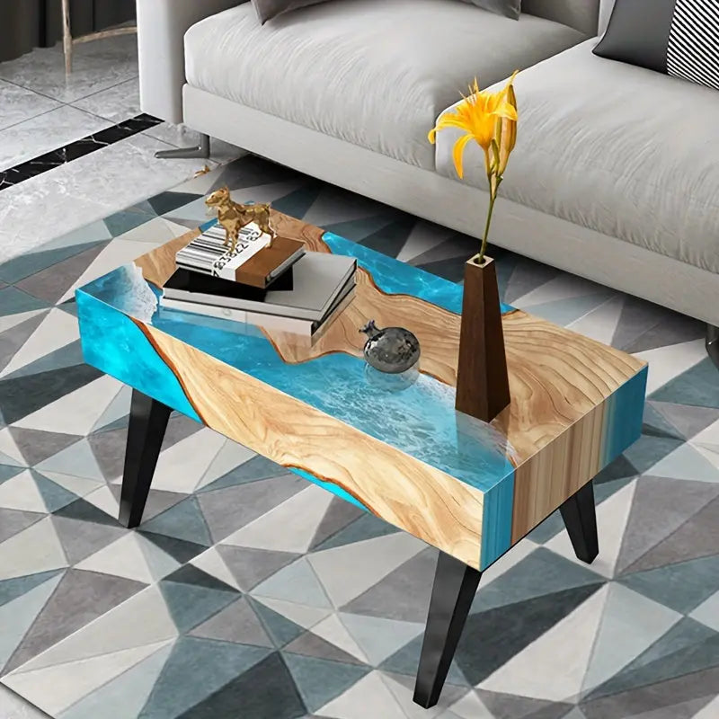 Reusable Large Rectangle Silicone Mold for Epoxy Resin River Table and Resin Art – Ideal for Specialty Plates, Trays, Woodworking, and Coffee Tables Our3Designs