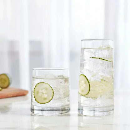 Sip Happens: The Cabos 16-Piece Tumbler and Rocks Glass Set for Your Everyday Cheers!