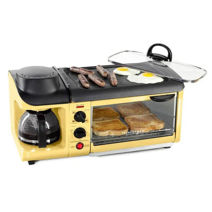 Upgrade your mornings with the Retro 3-In-1 Breakfast Station! ☕🍳🥪 Perfect for the whole family! #BreakfastGoals #RetroVibes