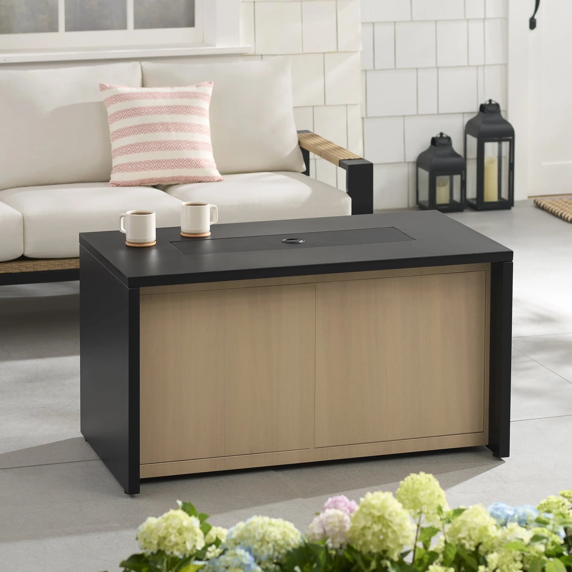 Better Home and Gardens Ventura Metal LP Firepit