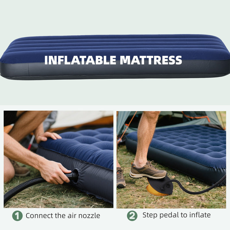 Elevate Your Camping Experience with Our Solo Folding Tent & Comfortable Air Mattress! 🏕️✨